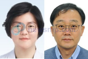 ▲ 김현지 교수(왼쪽)와 정재학 연구소장.