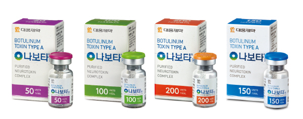 ▲  대웅제약은 중국 국가약품감독관리국(NMPA)에 자제 제조 보툴리눔 톡신 나보타의 임상 데이터를 제출하고 생물의약품허가신청(BLA)을 했다고 31일 밝혔다.