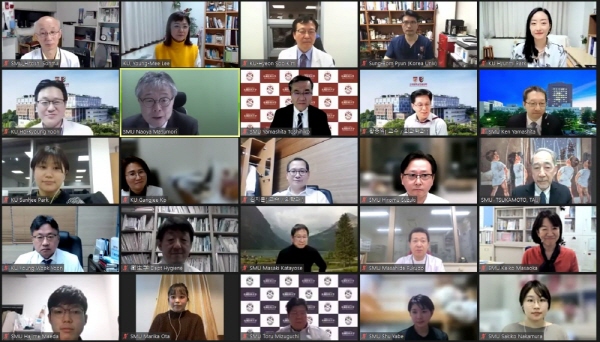 ▲ 대웅제약은 지난 4일 비대면으로 자사의 사회공헌 프로그램 ‘참지마요 5기 대학생 교육 봉사단 발대식’을 진행했다고 밝혔다. 