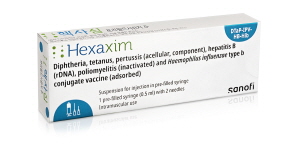 ▲ 사노피 자사의 영아용 6가 혼합백신 ‘헥사심프리필드시린지주(Hexaxim)’가 지난 2일부터 국가예방접종사업(National Immunization Program, NIP)에 공식 도입, 전국 어린이 국가예방접종 지원사업 지정의료기관에서 무료로 접종을 받을 수 있다고 밝혔다.
