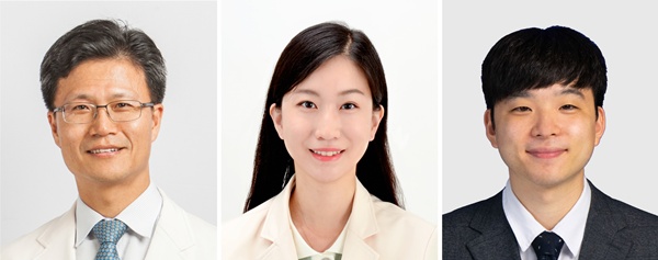 ▲ (왼쪽부터) 김재현 교수, 김지윤 교수, 김서현 박사.