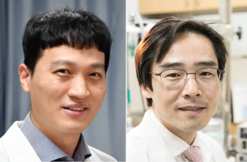 ▲ 이동한 교수(왼쪽)와 김창희 교수.