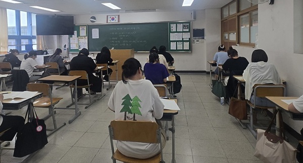 ▲ 대한간호협회가 5일 ‘2025년도 제22회 전문간호사 자격 1차 시험’을 실시했다.