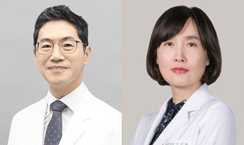 ▲ 김경곤 교수(왼쪽)와 강지현 교수.