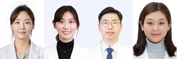 ▲ (왼쪽부터) 박귀영 교수, 홍지영 교수, 석준 교수, 한혜성 교수.